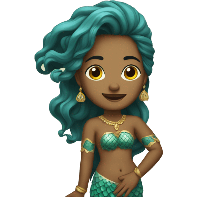 mermaid of India whole body emoji