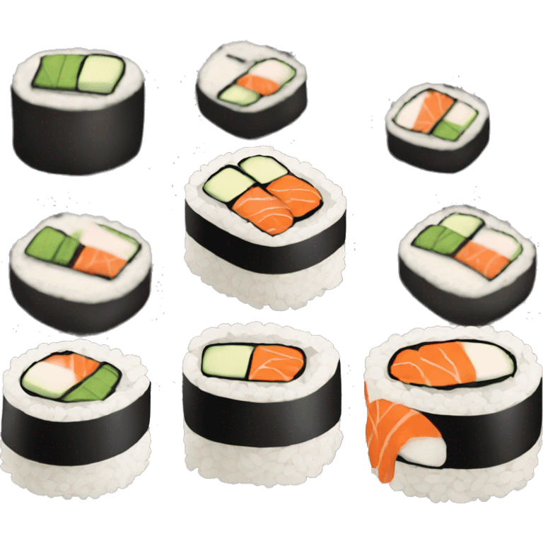 sushi rolls emoji