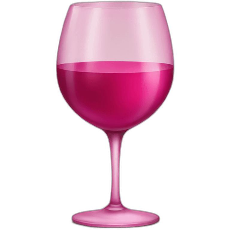 Pink wine emoji