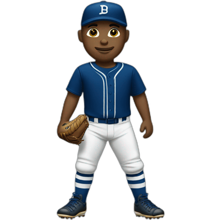 white baseball player with knee socks emoji