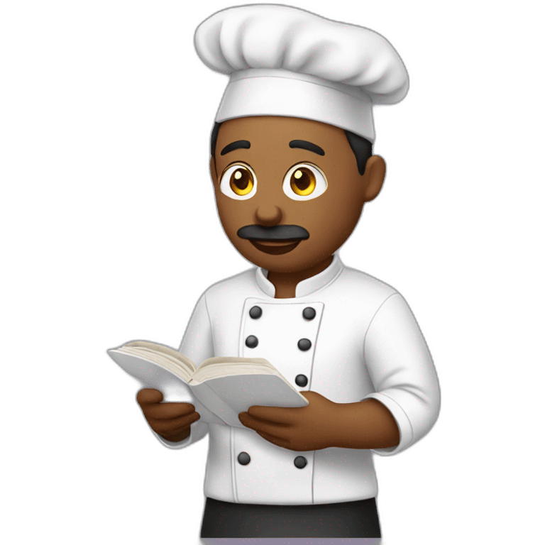 chef reading emoji