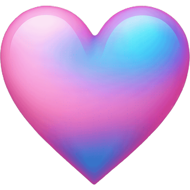 pink and blue heart emoji