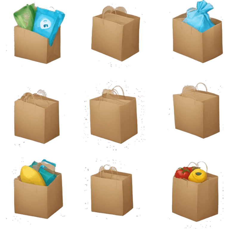 Shopping packages emoji