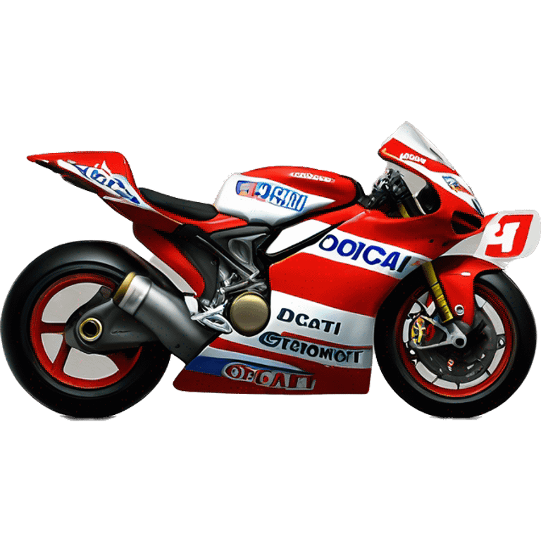  Casey stoner sulla ducati Desmosedici gp7 dopo aver vinto il mondiale 2007 emoji