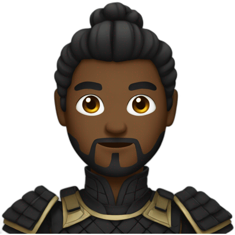 Black samurai  emoji