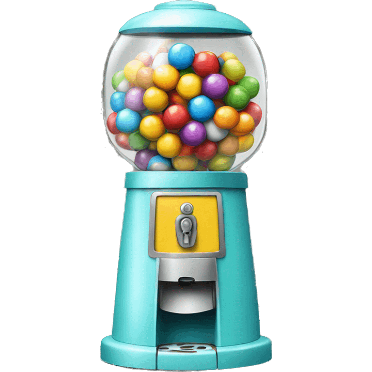  a gumball machine on the rack, realistic  emoji