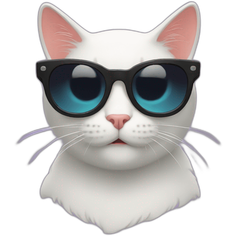 cat sunglass devil emoji