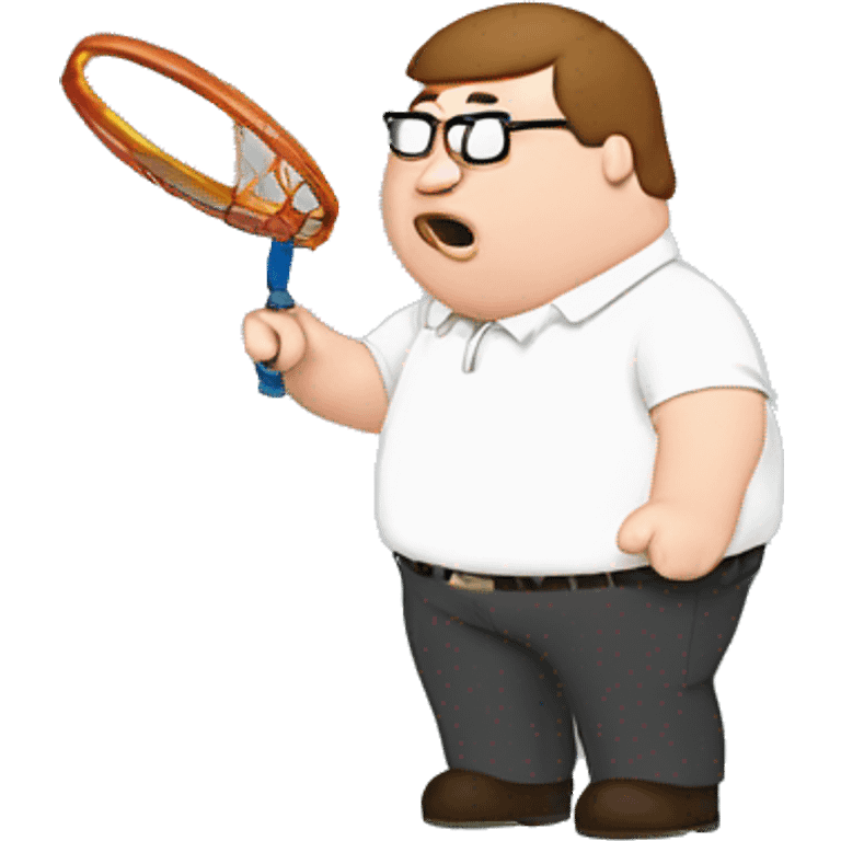 peter griffin shooting a hoop emoji