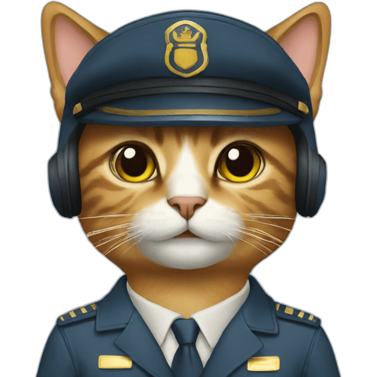 cat  pilot emoji