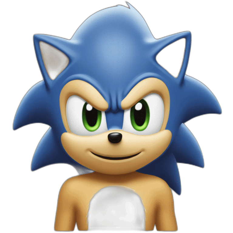 Sonic the hedghog emoji