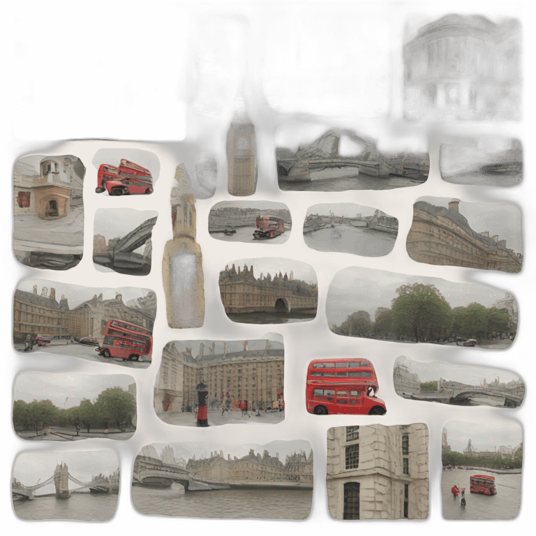 London collage emoji