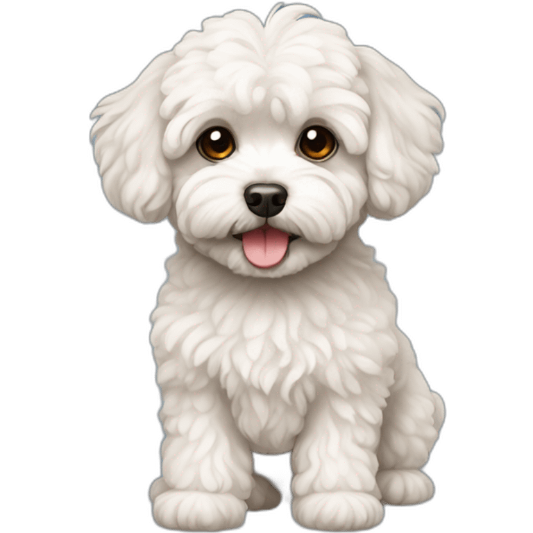 Maltipoo dog emoji