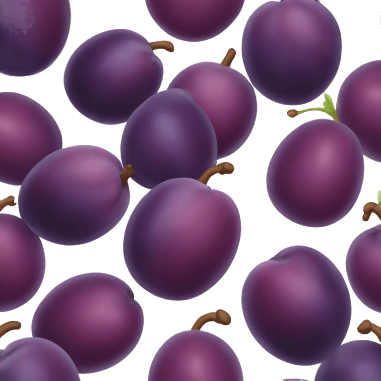 Plum emoji