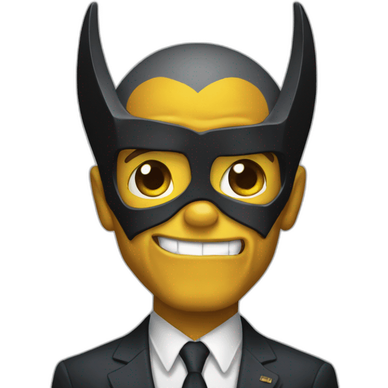 Barack Obama dressed as Wolverine emoji