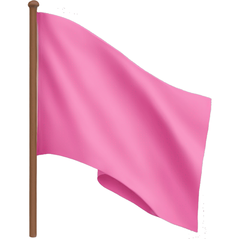 Pink flag  emoji