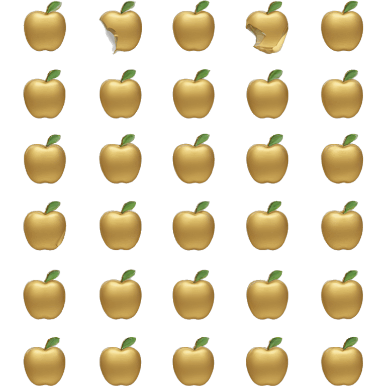 Gold Apple emoji