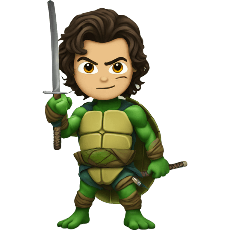 harry styles as a ninja turtle emoji