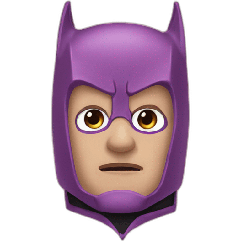 Batman in pink emoji