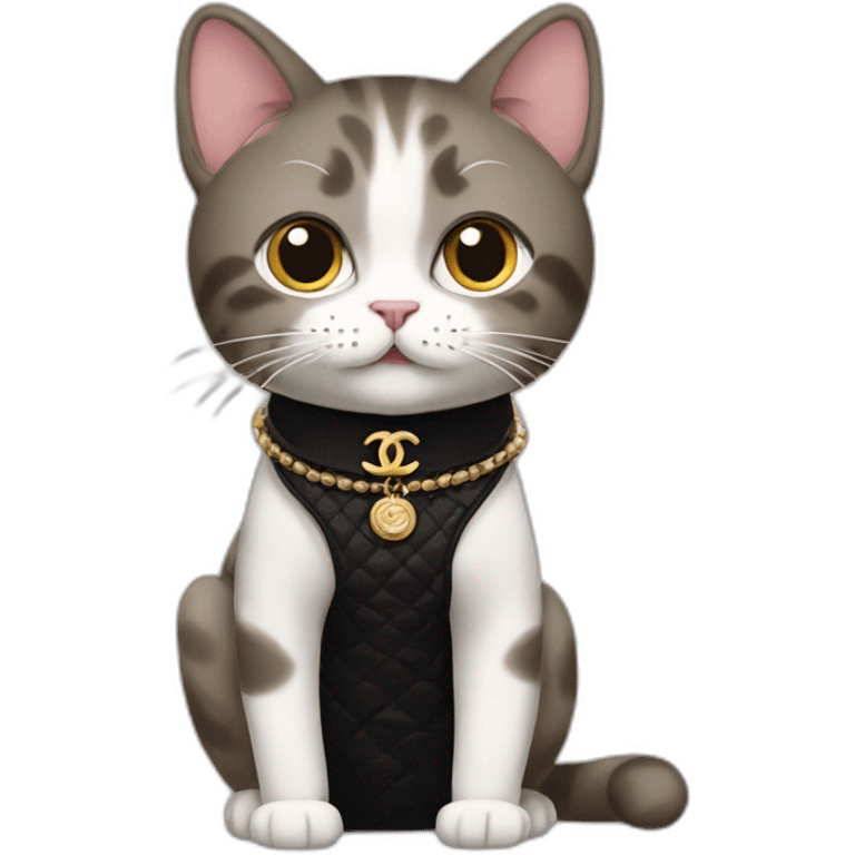 Chanel cat emoji