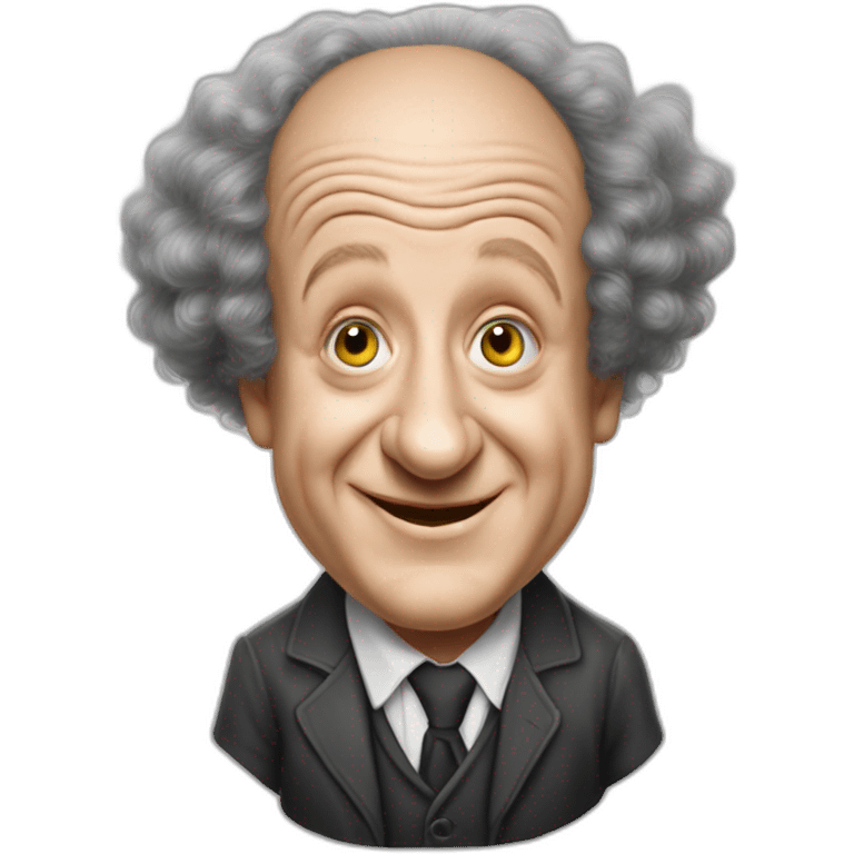 Young Larry fine of the three stooges emoji