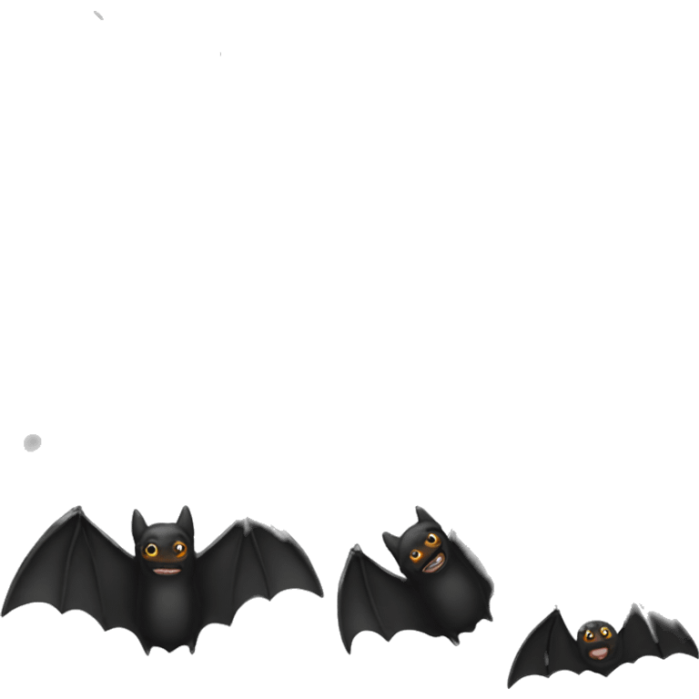 black bat emoji