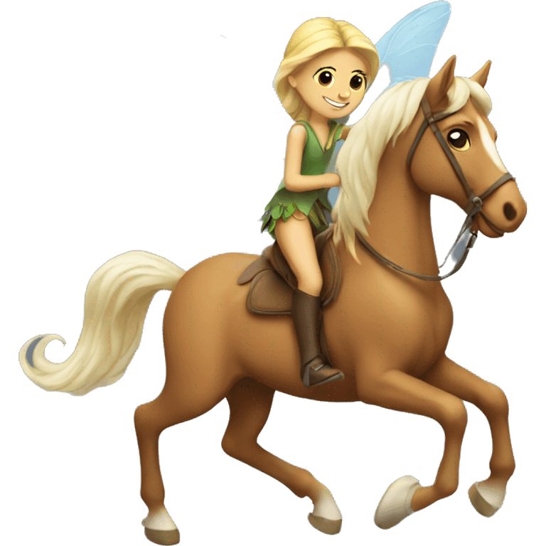 Fairy riding a horse emoji