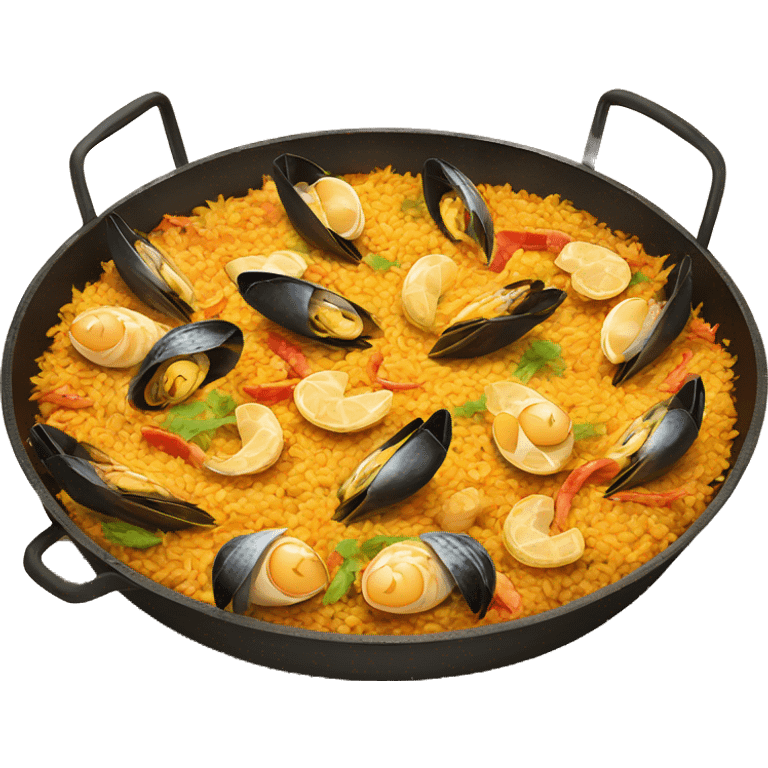 paella at the beach emoji