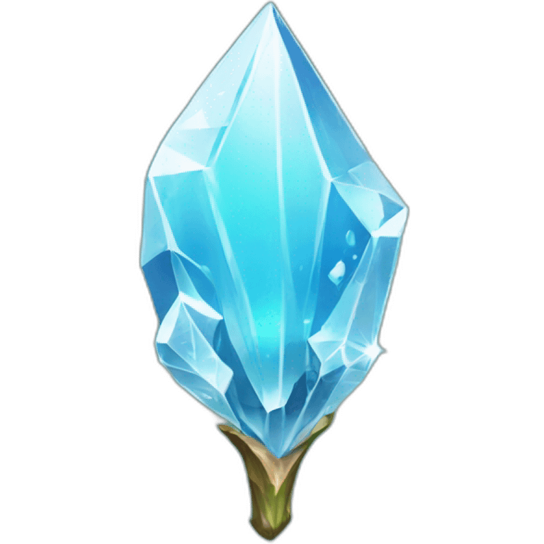 Clear crystal sward emoji