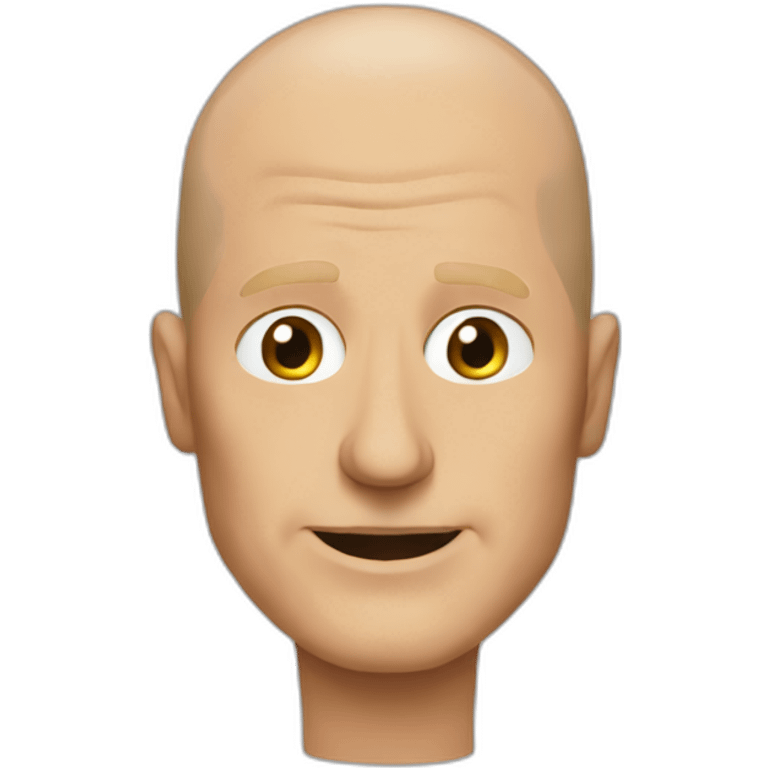 actor bald woody harrelson cartoon wearing tee  emoji