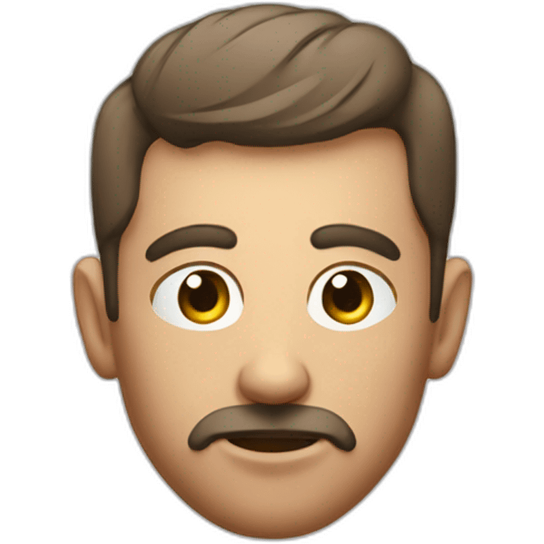 dribbble logo as a mans head emoji