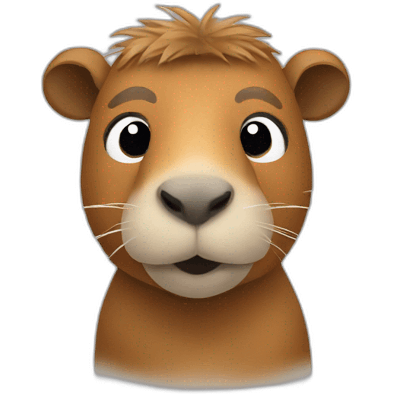 capybara soccer player emoji