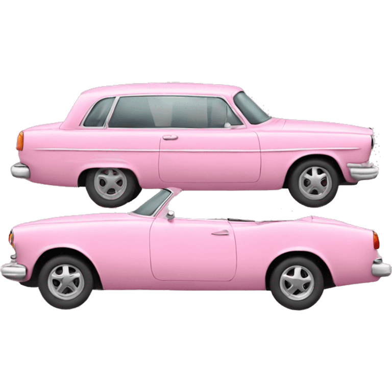 Super old pink car emoji