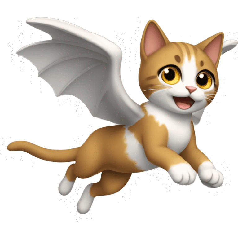 Gato volando emoji