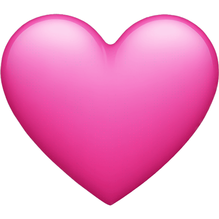 bright pink heart  emoji