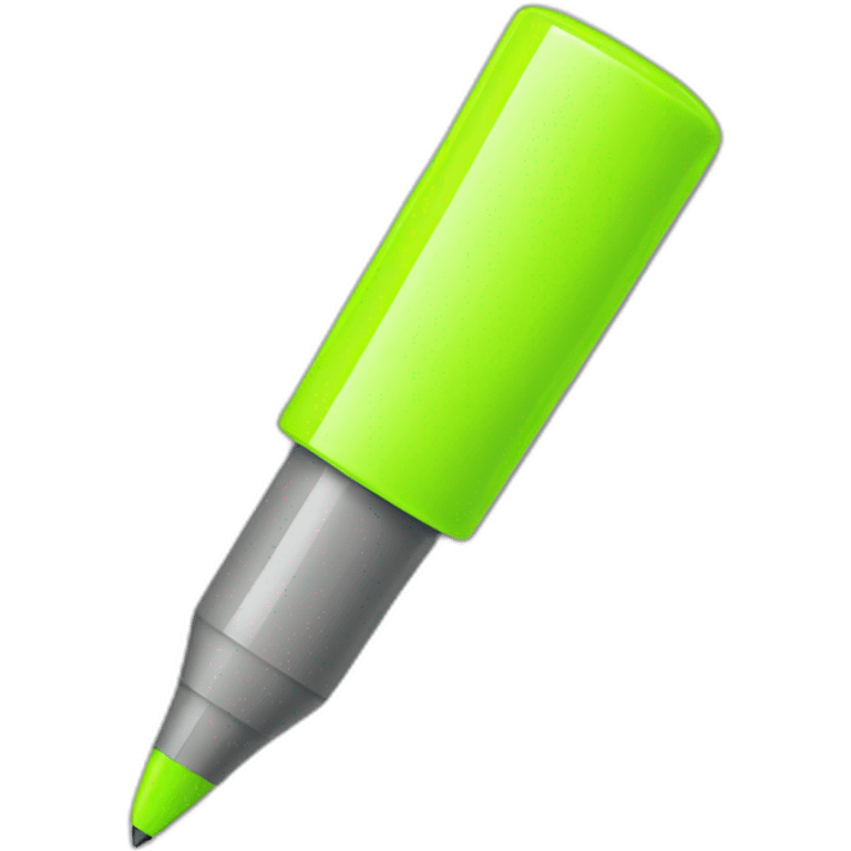 short highlighter pen emoji