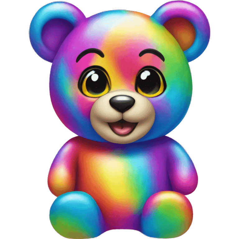 lisa frank bear emoji