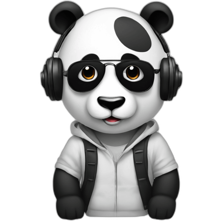 Panda dj emoji