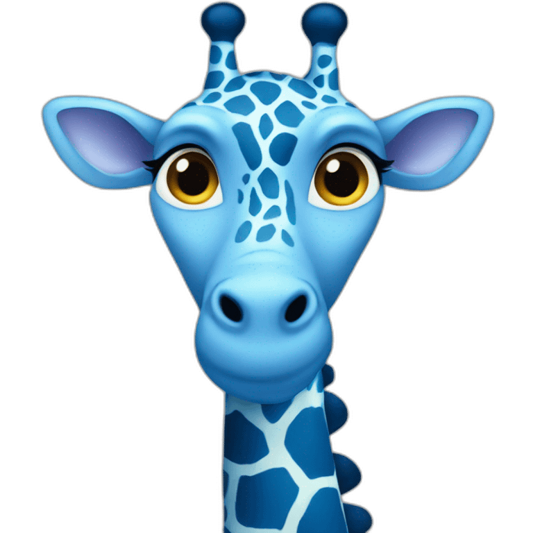 blue giraffe emoji