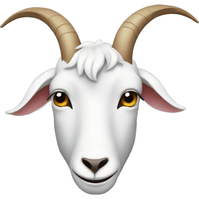 sideways facing goat head emoji