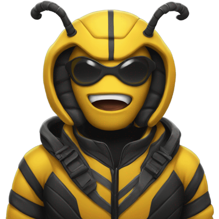 Gay Yellowjacket.  emoji