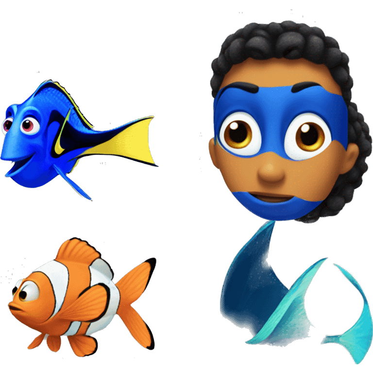 Dory and Nemo emoji