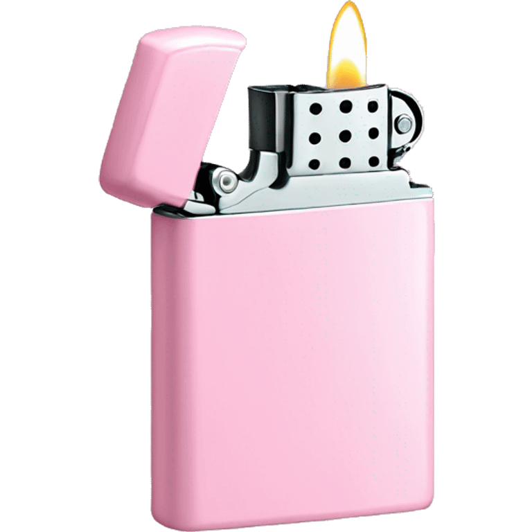 Light pink lighter emoji