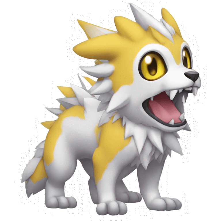 cute cool Digimon-Fakemon-animal full body emoji