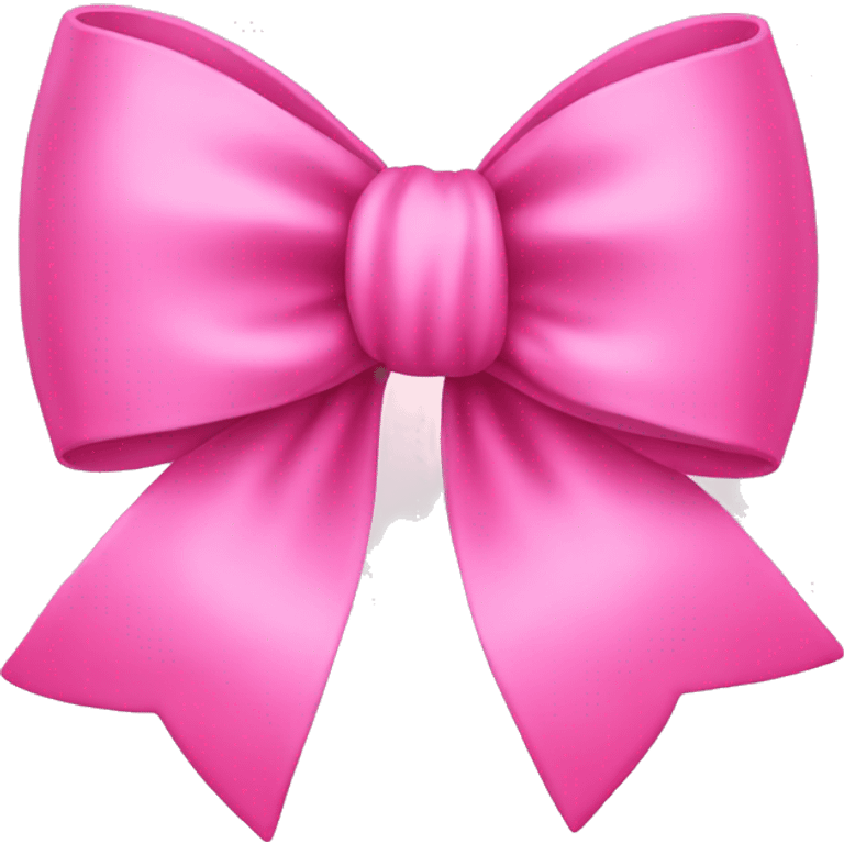 Pink bow emoji emoji