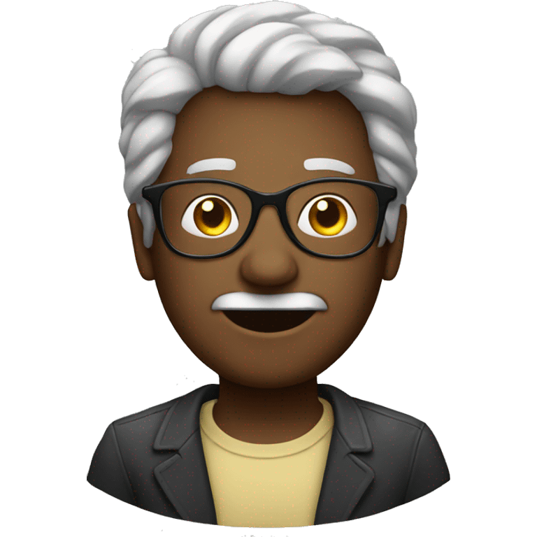 man with funny glasses  emoji