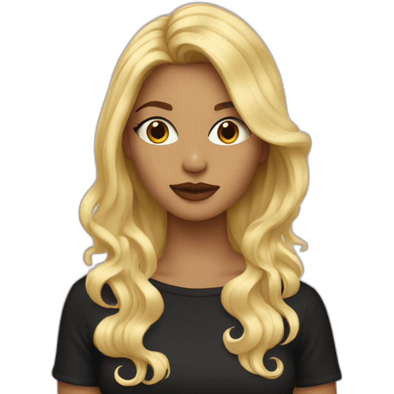 Billie ellish blonde emoji