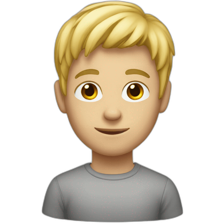 young blond man emoji