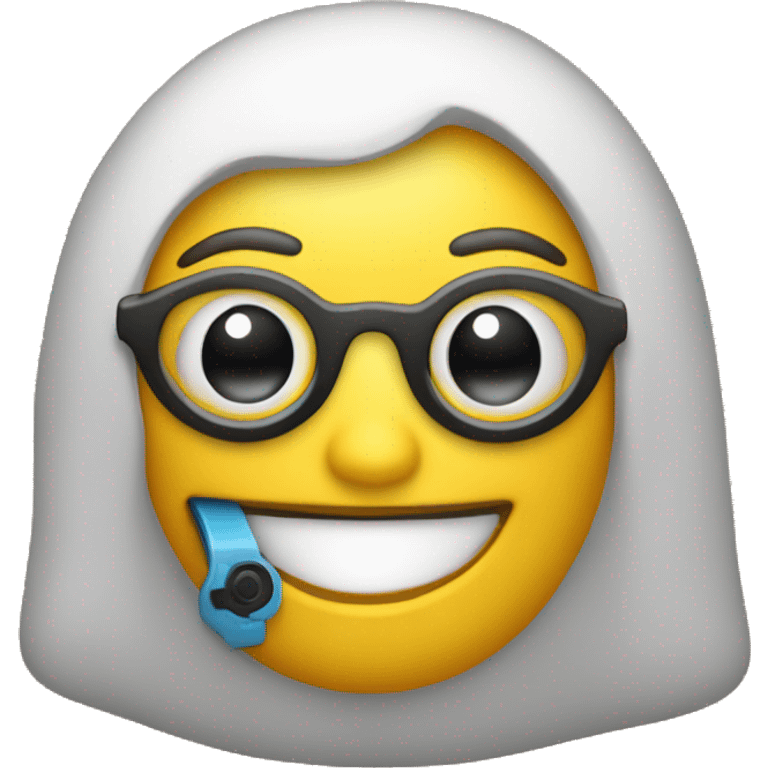 Techie Smiley face emoji