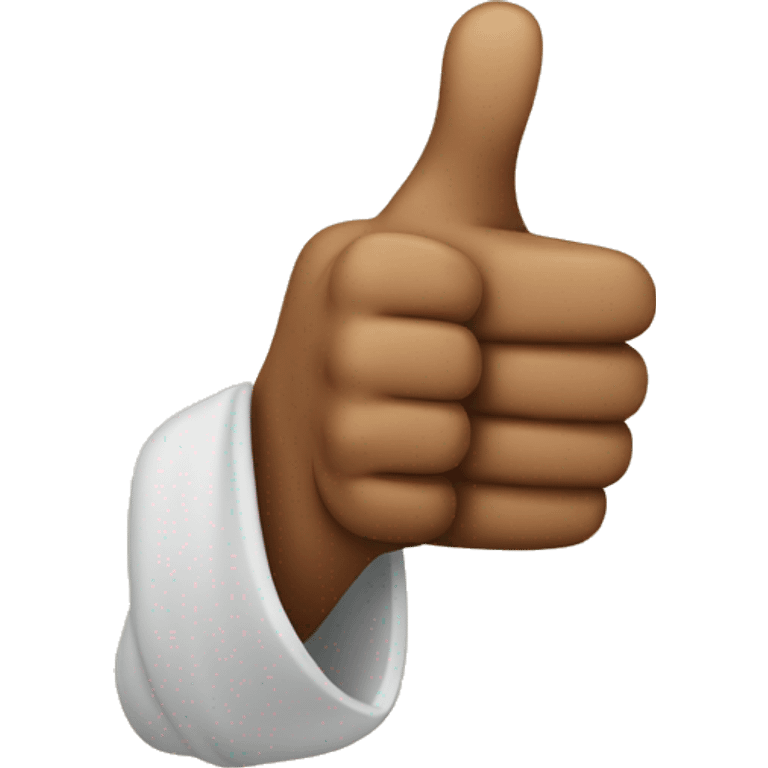 thumbs up but is facing west emoji