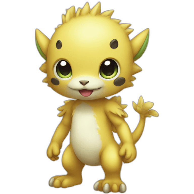 baby Digimon creature full body emoji